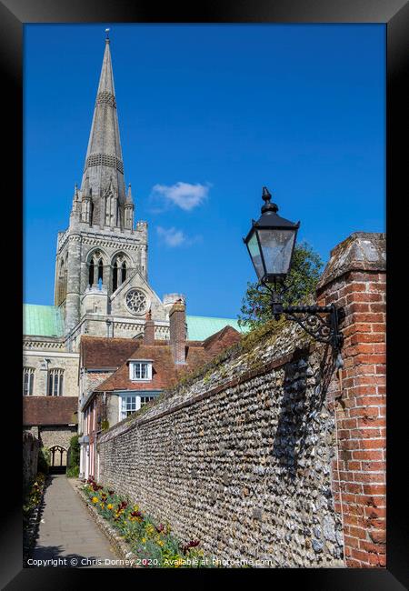 Chichester in Sussex Framed Print by Chris Dorney