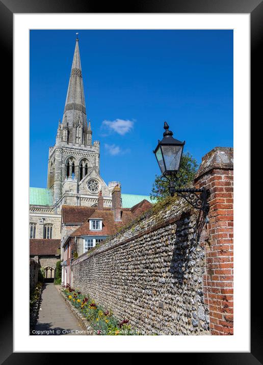 Chichester in Sussex Framed Mounted Print by Chris Dorney