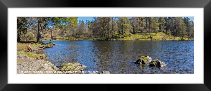 Tarn Hows in the Lake District Framed Mounted Print by Chris Dorney
