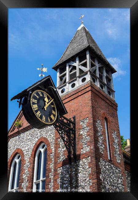 St. Michael-in-Lewes Church Framed Print by Chris Dorney