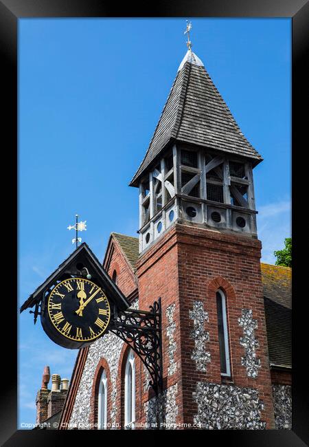 St. Michael-in-Lewes Church Framed Print by Chris Dorney