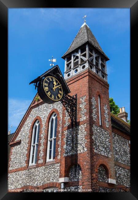 St. Michael-in-Lewes Church Framed Print by Chris Dorney