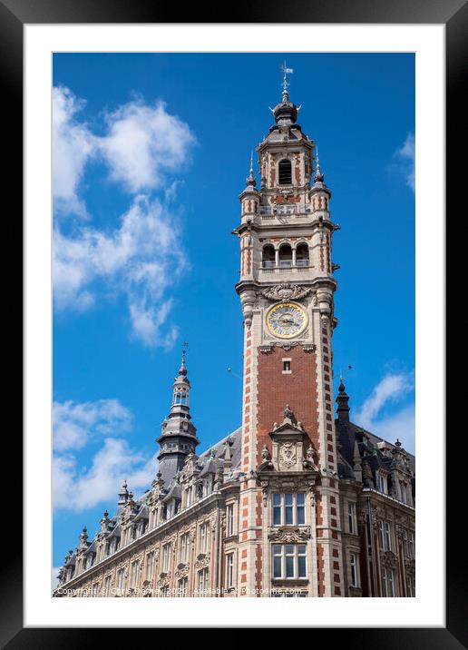 Chamber of Commerce and Industry in Lille Framed Mounted Print by Chris Dorney