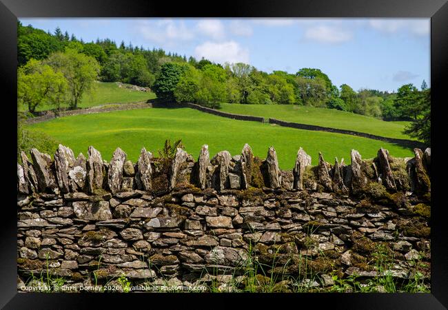 Countryside View in the UK Framed Print by Chris Dorney