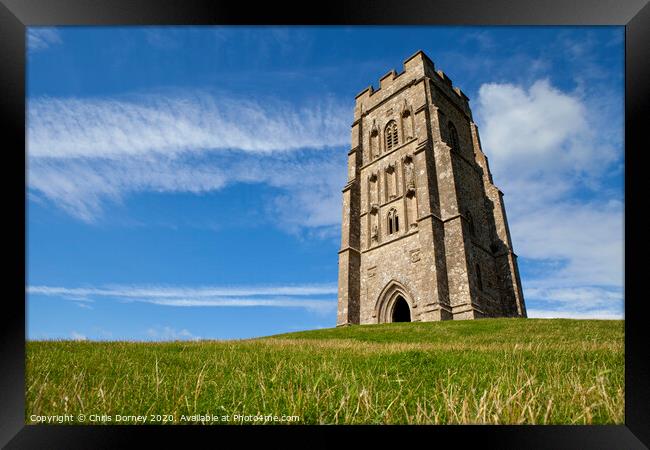 Glastonbury Tor Framed Print by Chris Dorney