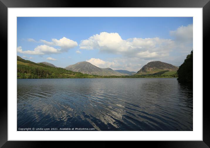 Loweswater the English Lake District  Framed Mounted Print by Linda Lyon