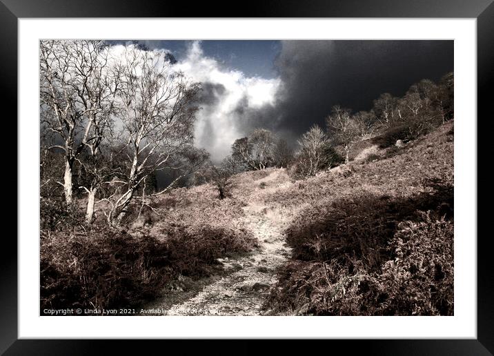 Infrared Borrowdale Framed Mounted Print by Linda Lyon