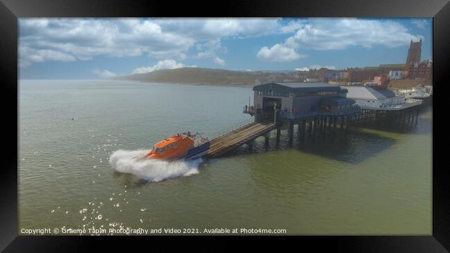 RNLI Lifeboat Framed Print by Graeme Taplin Landscape Photography