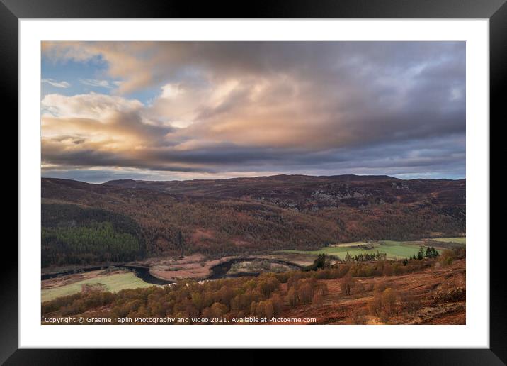 Strathglass Scottish Highlands Framed Mounted Print by Graeme Taplin Landscape Photography
