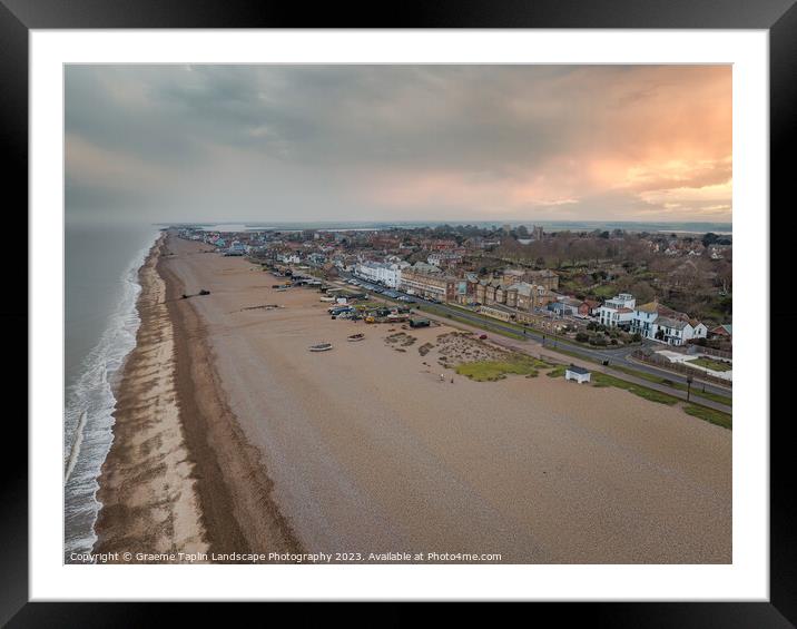 Aldeburgh Suffolk Coast Framed Mounted Print by Graeme Taplin Landscape Photography
