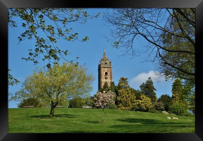 Cabot Tower                        Framed Print by John Iddles