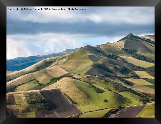 Ecuador Landscape 2 Framed Print by Milton Cogheil