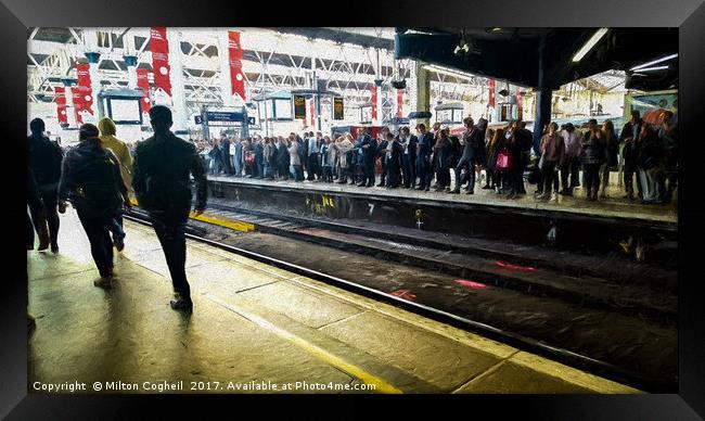 The Commute Home Framed Print by Milton Cogheil