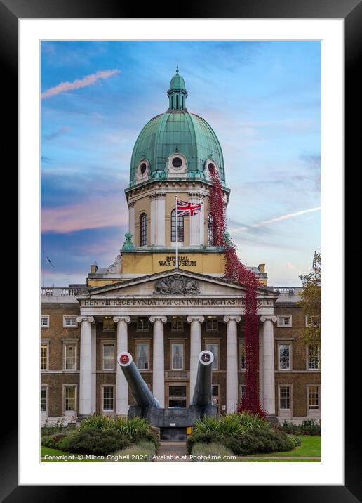 Imperial War Museum Framed Mounted Print by Milton Cogheil