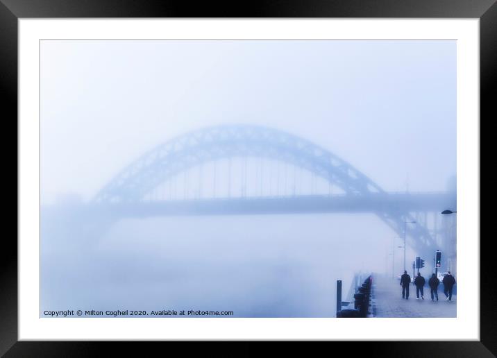 Fog On The Tyne I Framed Mounted Print by Milton Cogheil