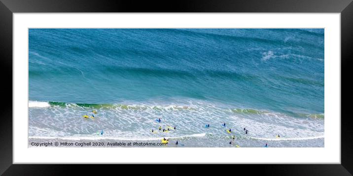 The Big Blue Framed Mounted Print by Milton Cogheil