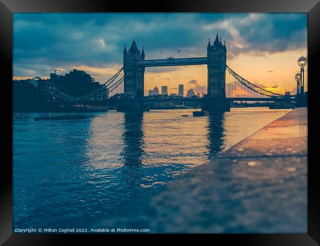 London Awakes Framed Print by Milton Cogheil