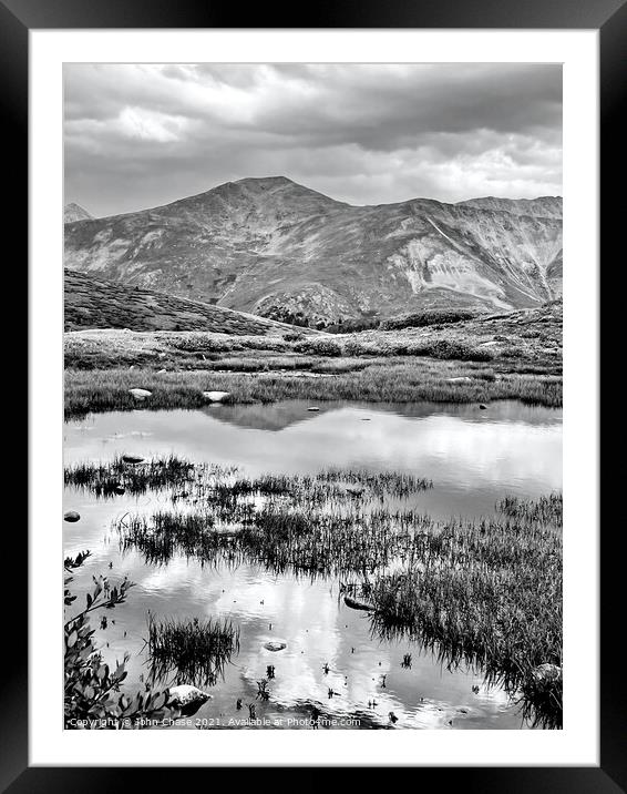Independence Pass, Colorado, USA Framed Mounted Print by John Chase