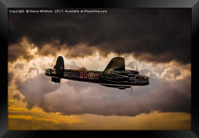 Into the Storm. Framed Print by Steve Whitham