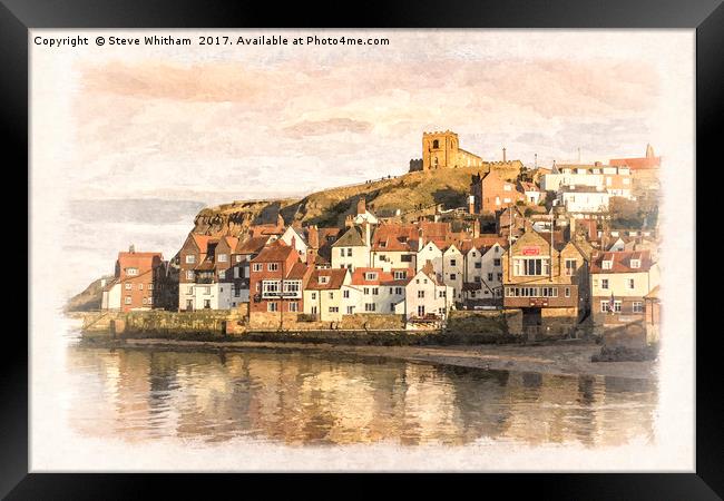 Yorkshire Coast - Whitby Framed Print by Steve Whitham