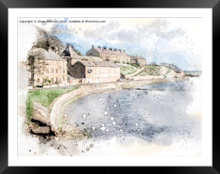 Berwick upon Tweed, Northumberland. Framed Mounted Print by Steve Whitham