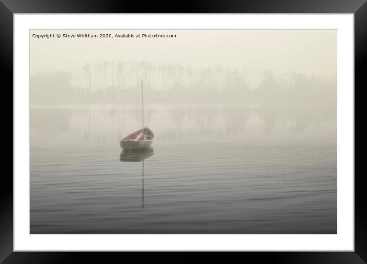 By dawns early light. Framed Mounted Print by Steve Whitham