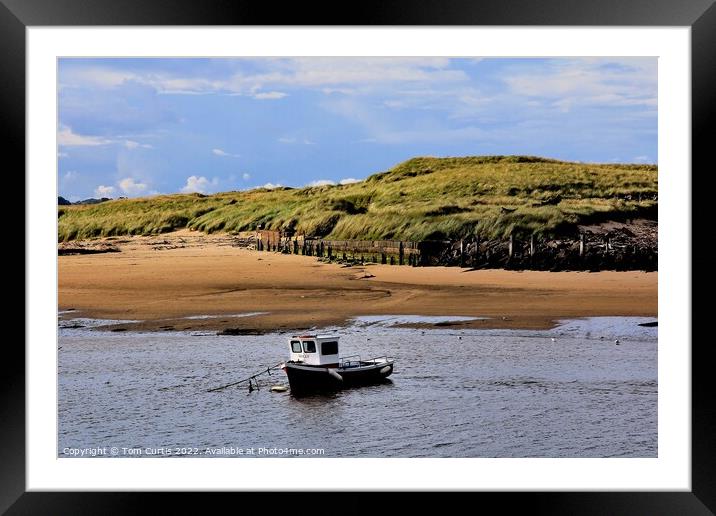Amble Harbour Northumberland Framed Mounted Print by Tom Curtis