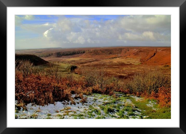 Hole of Horcum North Yorkshire Framed Mounted Print by Tom Curtis