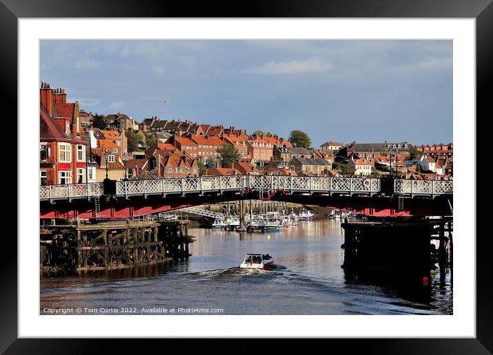 River Esk Whitby Framed Mounted Print by Tom Curtis