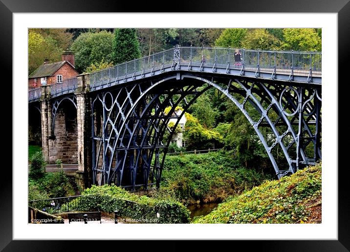 The Ironbridge Shropshire Framed Mounted Print by Tom Curtis