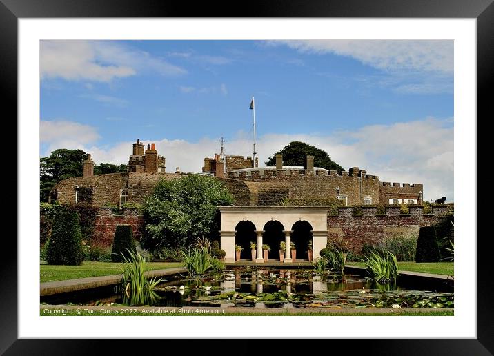 Queen Mothers Garden Walmer Castle Framed Mounted Print by Tom Curtis