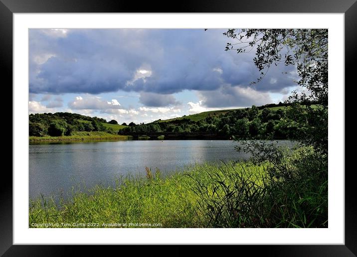 Ulley Reservoir Framed Mounted Print by Tom Curtis
