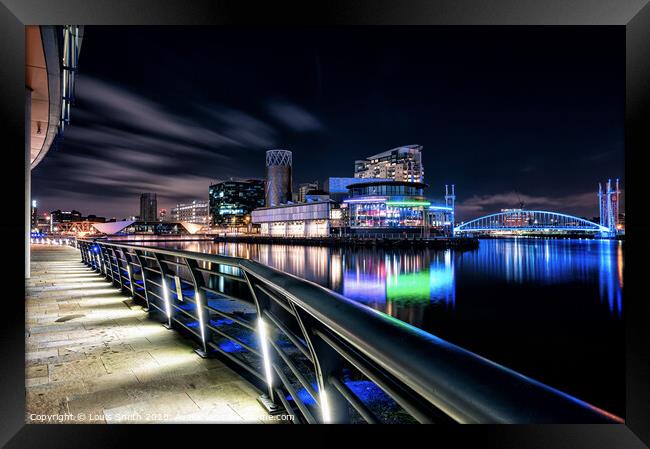 Salford Quays, Media City Framed Print by Louis Smith