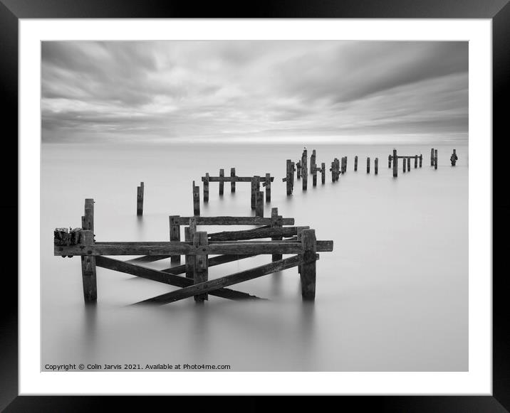 Swanage Pier Framed Mounted Print by Colin Jarvis