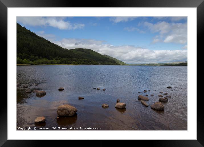 Bassenthwaite Lake - The Lake District Framed Mounted Print by Jon Wood