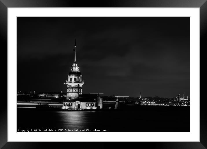 Maiden's Tower, Istanbul Framed Mounted Print by Daniel Udale