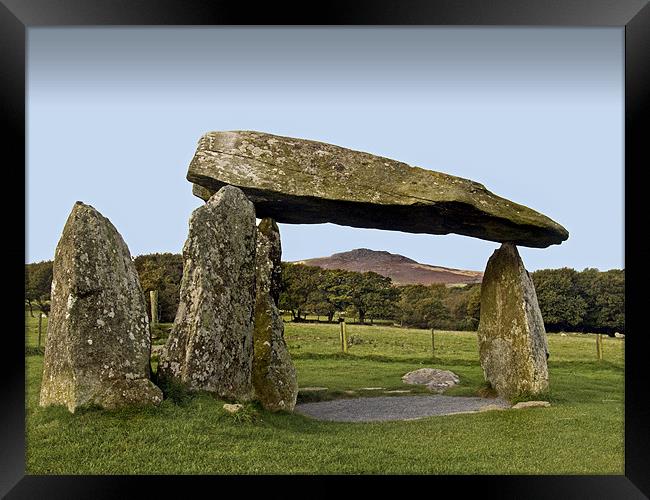  Pentre Ifan West Wales Ancient Monument Framed Print by john hartley