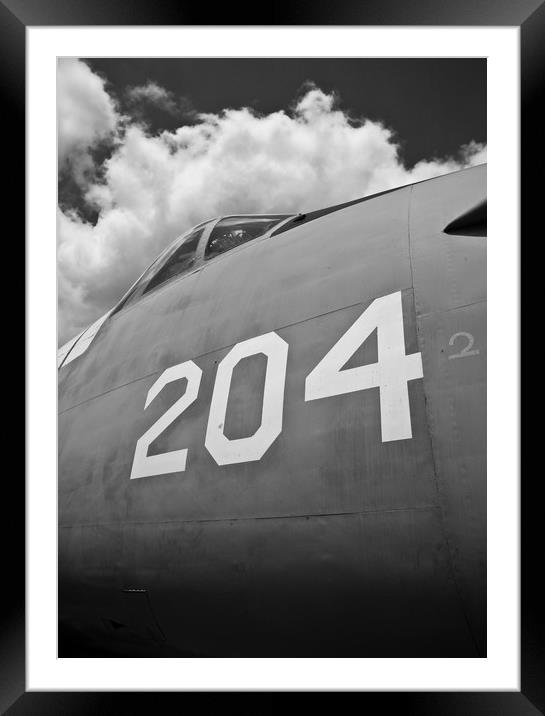 Closeup P2 Neptune aircraft number Framed Mounted Print by Ashley Redding