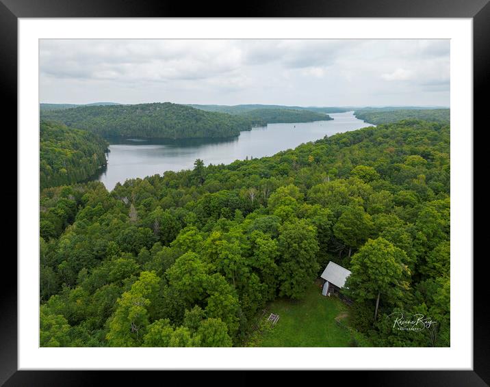 Cononto Lake, Ompah ON CANADA Framed Mounted Print by Roxane Bay