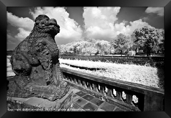 Dog Guard Framed Print by Phil Wingfield