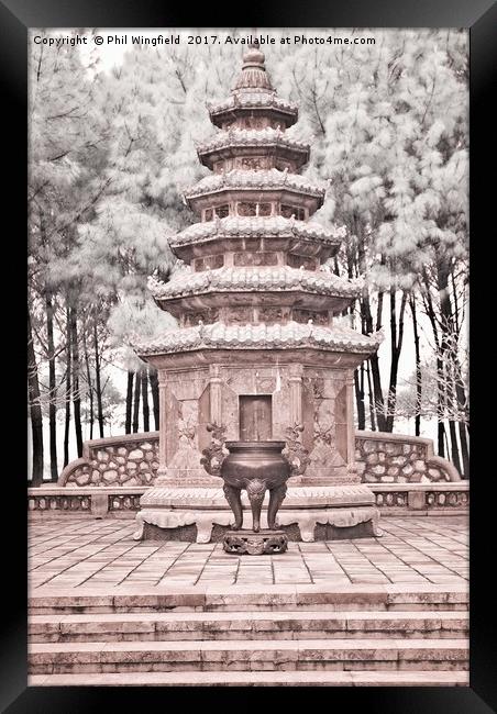 Pagoda Framed Print by Phil Wingfield