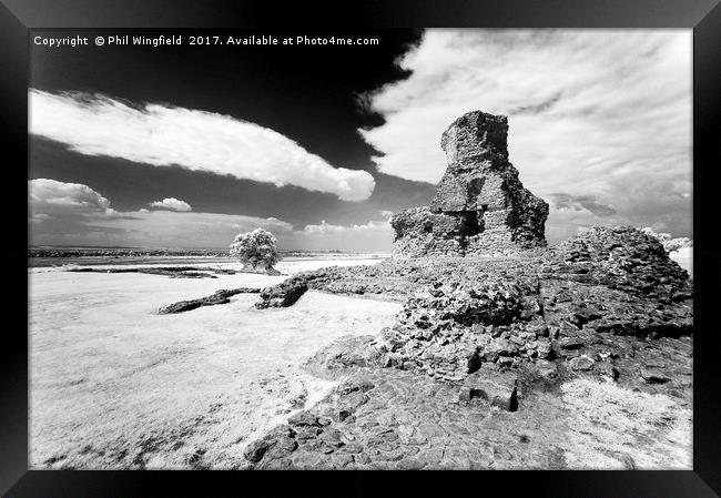 Hadleigh Castle Framed Print by Phil Wingfield