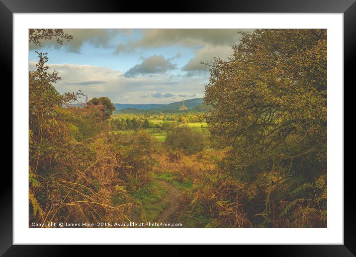 The Hope Valley in Autumn Framed Mounted Print by James Hare