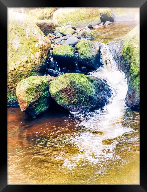 Padley Gorge, The Peak District Derbyshire Framed Print by Marg Farmer