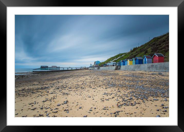 Cromer Beach Framed Mounted Print by Mark Hawkes