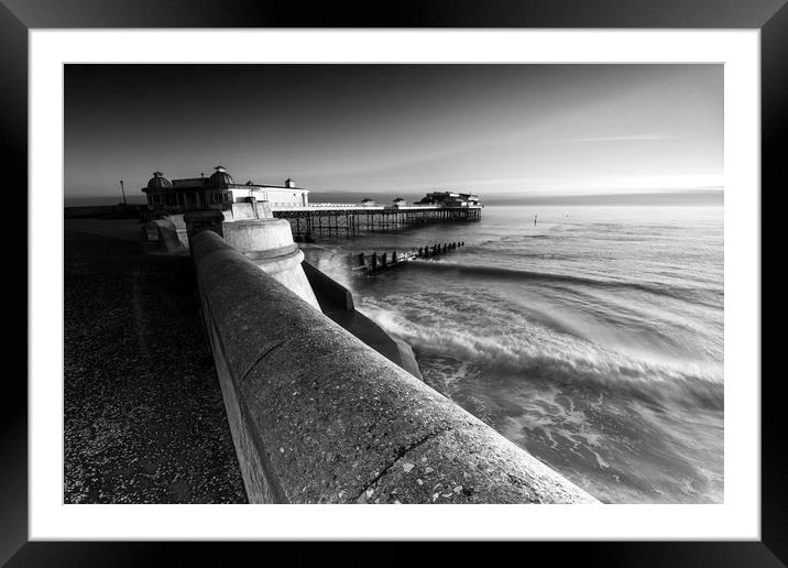 Cromer Pier & Prom Framed Mounted Print by Mark Hawkes