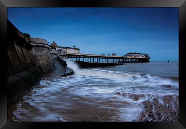Cromer Pier early morning Framed Print by Mark Hawkes