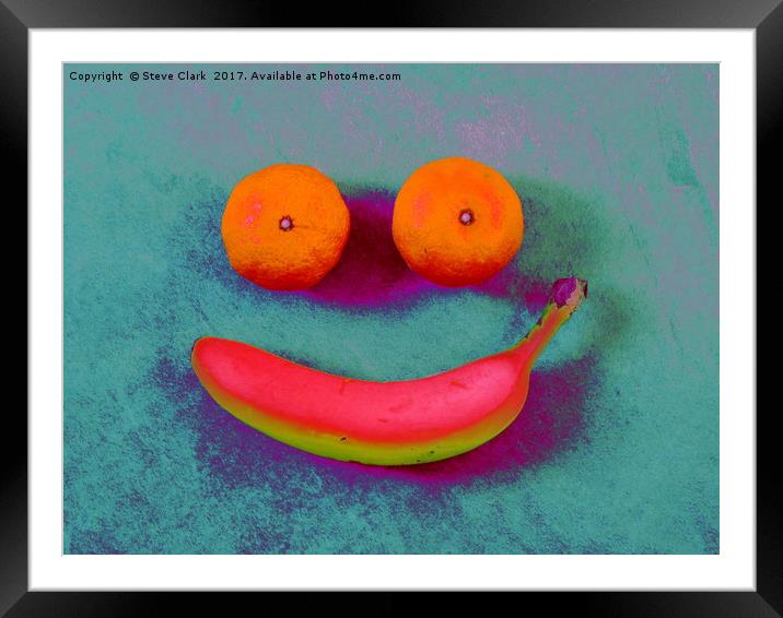coloured fruit Framed Mounted Print by Steve Clark