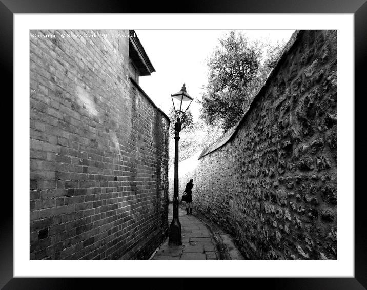 whats around the corner? Framed Mounted Print by Steve Clark