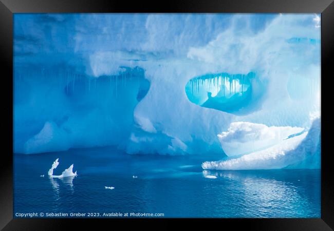 Iceberg formation Framed Print by Sebastien Greber